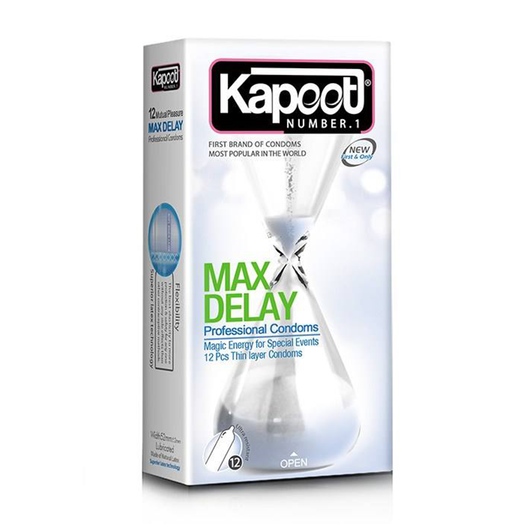 CRCP3iTgC9n_7n_P کاندوم 12 عددی تاخیری فوق العاده کاپوت - تصویر 1