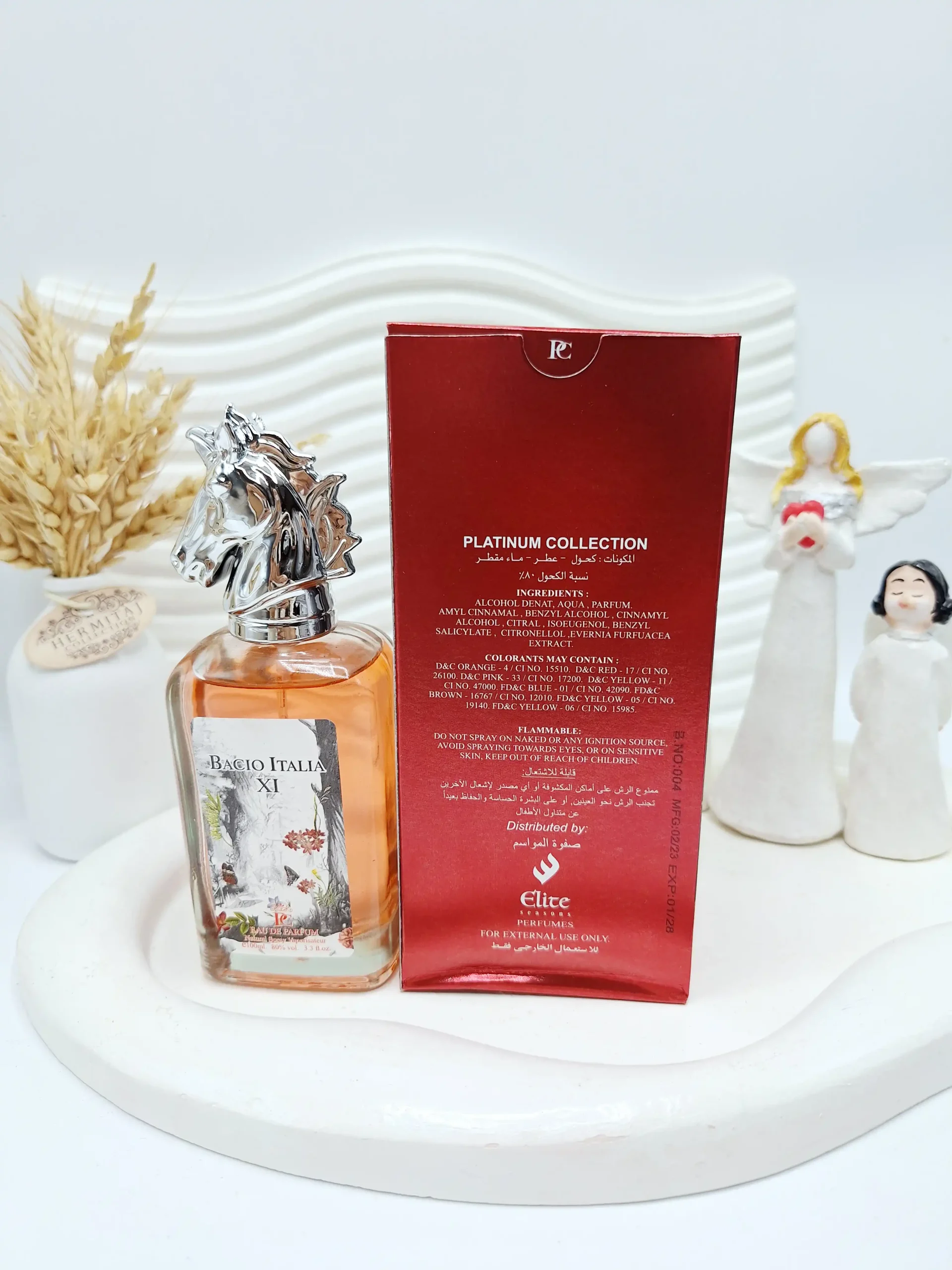 20260118124555796-thumbnail ادکلن زنانه خوشبو BACIO ITALIA XL حجم 100 میل کد 1665 (کارتن قرمز) - تصویر 1