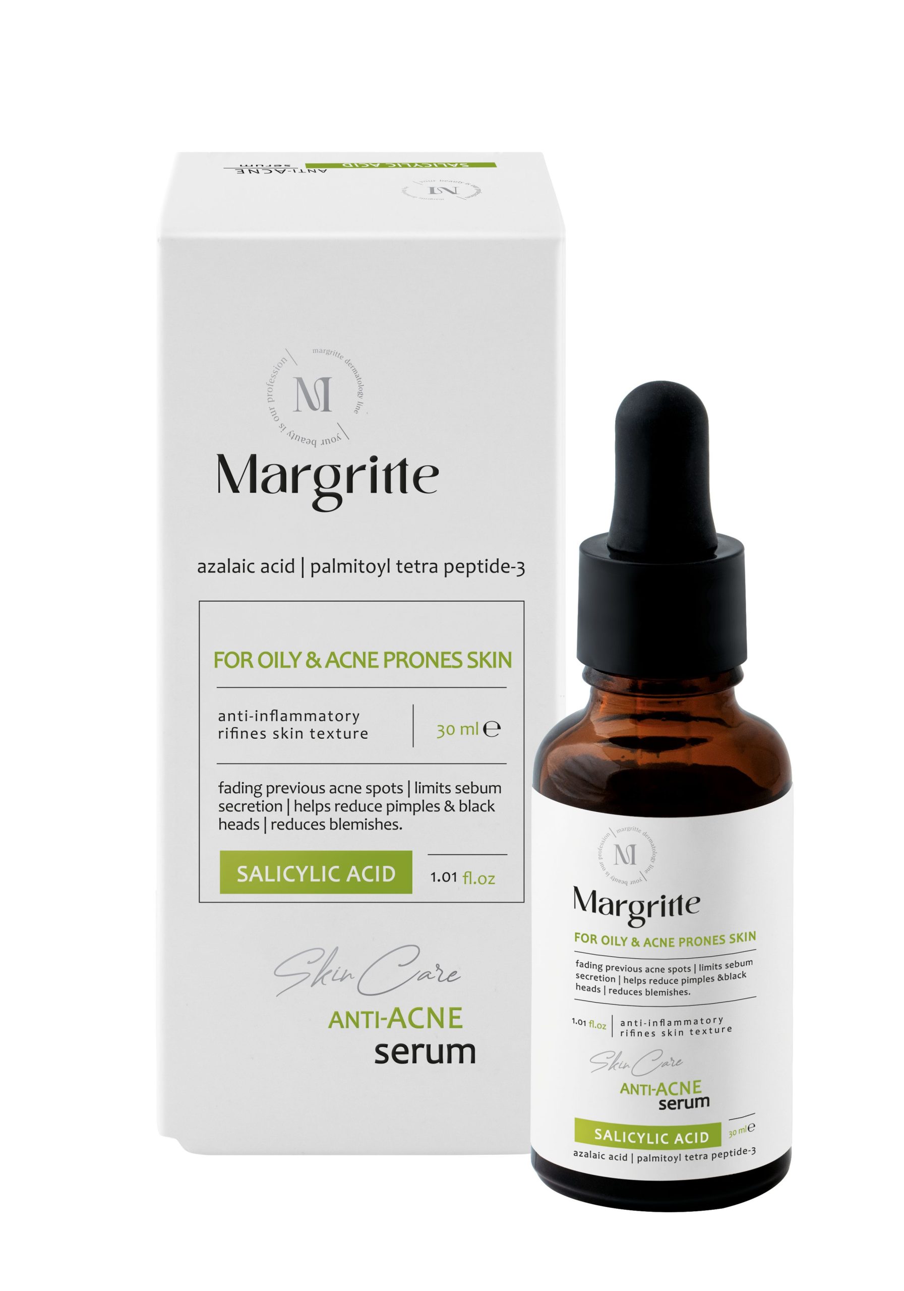 d7ac2d34-8f4b-480c-bd99-4927ce303560 سرم آنتی آکنه حجم 30 میلی لیتر مارگریت - تصویر 1