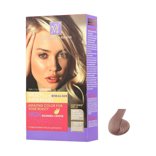 1000000002475 کیت رنگ مو شماره 10.1 بلوند خاکستری مای|My num10.1 Hair Color Kit grey blonde - تصویر 1