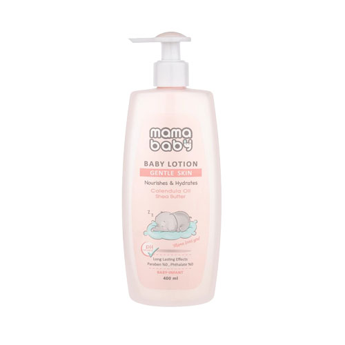 MAMALUSION400 لوسیون بدن نوزاد مامابیبی 400 میل|mama baby lotion 400ml - تصویر 1