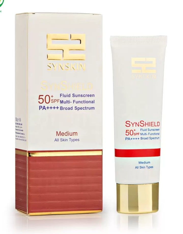 812de6c9-9204-4e2b-a700-d123d11dd927 ضد آفتاب فلوئید 50+ SPF ساین شیلد ساین اسکین، رنگی مدیوم ، مناسب انواع پوست - تصویر 1