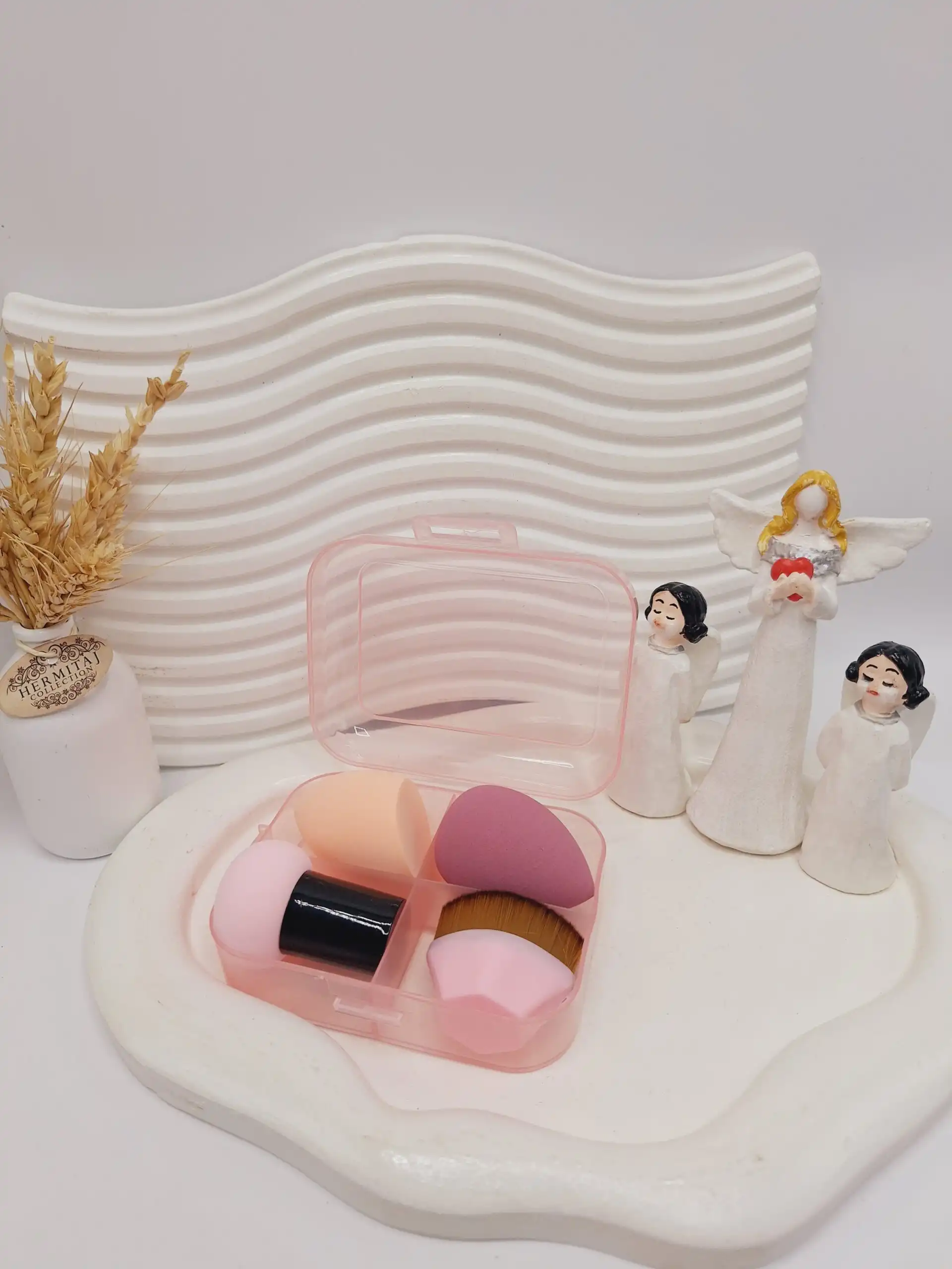 20251102023634835-thumbnail باکس جعبه ای بیوتی بلندر و براش (صورتی) - تصویر 1