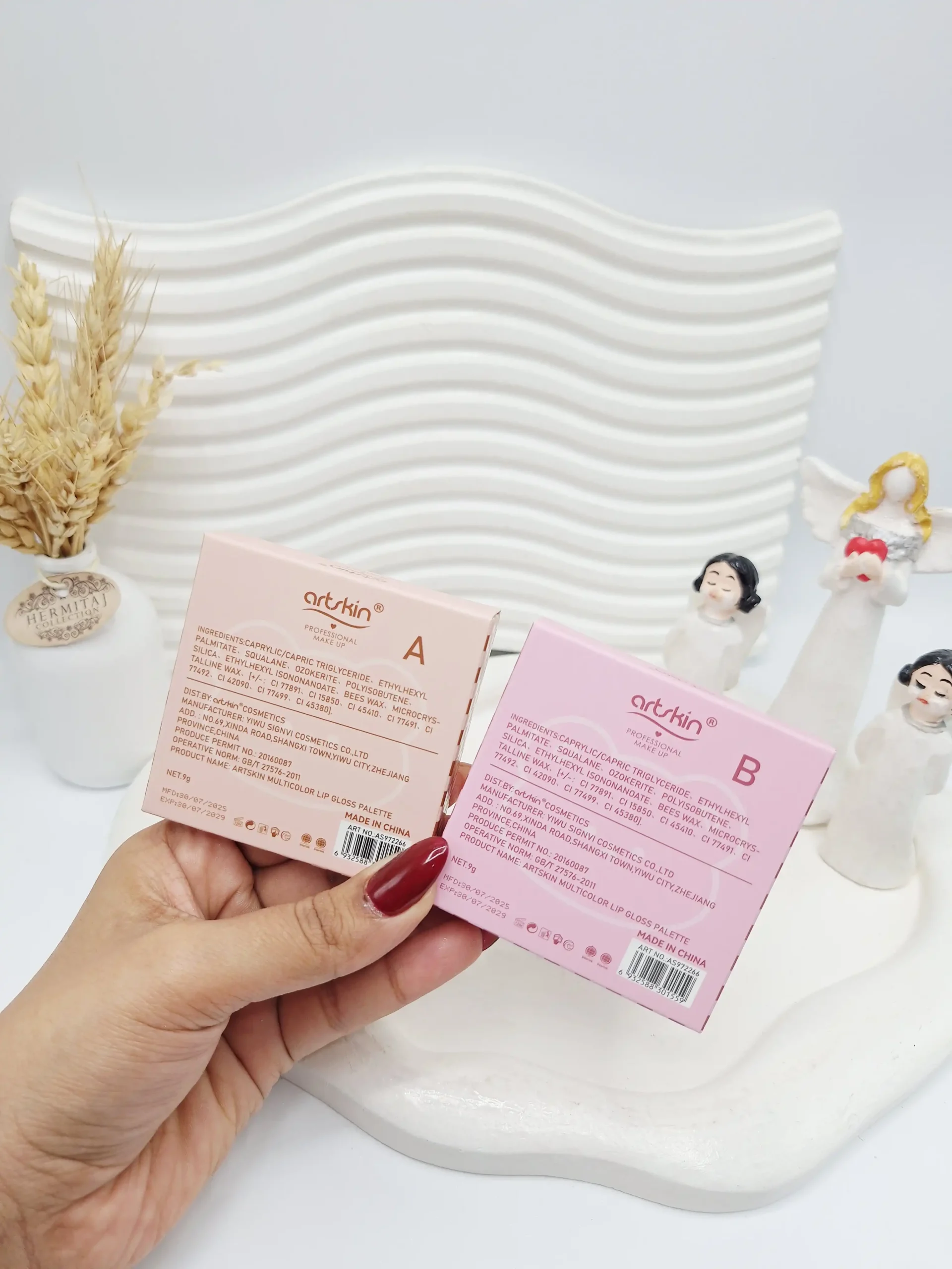 20260221082735113-thumbnail پالت رژلب ۶ تایی خوش رنگ طرح خرسی برند artskin - تصویر 1