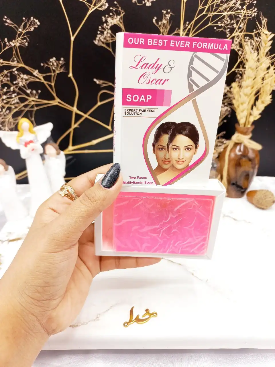 20250731044341650-thumbnail صابون مولتی ویتامین سفید کننده و روشن کننده صورت فیراند لاولی دو چهره - تصویر 1