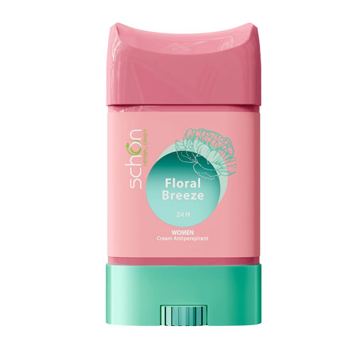 6260482517722 دئودورانت کرمی زنانه فلورال بریز شون | schon womens cream deodorant floral breeze - تصویر 1
