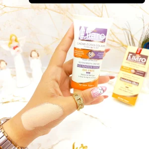 ضد آفتاب رنگی الارو SPF 50 مدل Oil free اورجینال