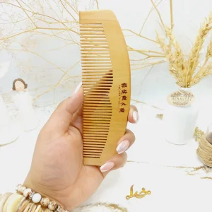 شانه چوبی منحنی طرح شماره 1