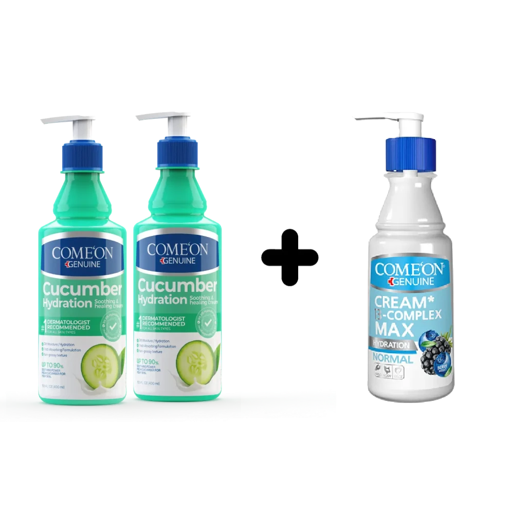 پک-کرم-پمپی-خیار-و-پشن-بری-کامان-21-هدیه پک کرم پمپی خیار و پشن بری کامان (2+1 هدیه) - تصویر 1