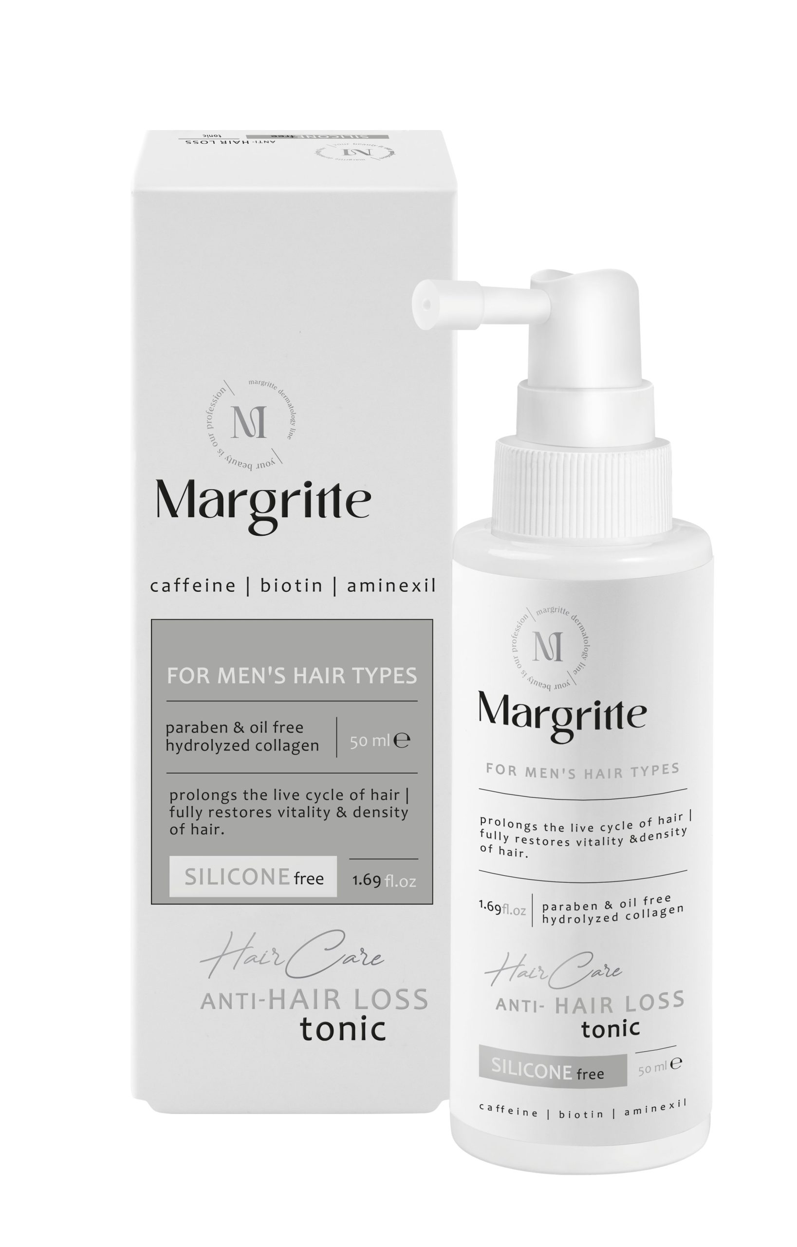 0b5ebfe7-bbe1-4c5f-a8d3-bc3c0338f814 تونیک تقویت مو آقایان حجم 50 میلی لیتر مارگریت - تصویر 1