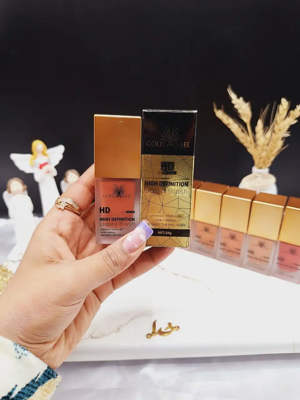 20250731044557593-thumbnail رژگونه با کیفیت عالی برند گلد آنجل GOLD ANJEL کد GA1911_8 - تصویر 1