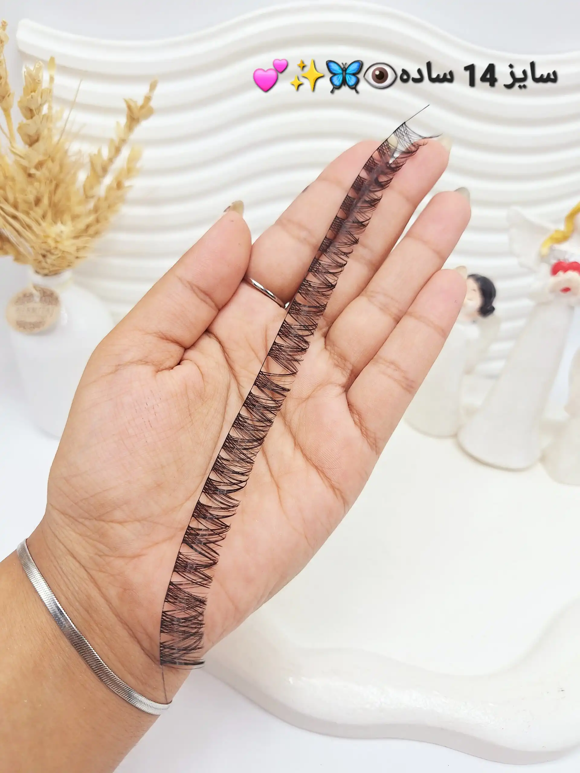 20251102023845994-thumbnail مژه مصنوعی کاشت فیشر ریسهای (سایز ۱۴ ساده) (بالاترین کیفیت مژه کاشت) - تصویر 1