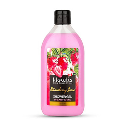 Newtis-Shower-Gel شامپو بدن کرمی توت فرنگی نیوتیس|Newtis Strawberry Creamy Shower Gel - تصویر 1