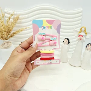 ست کش و پنس مو کارتی طرح گیلاس