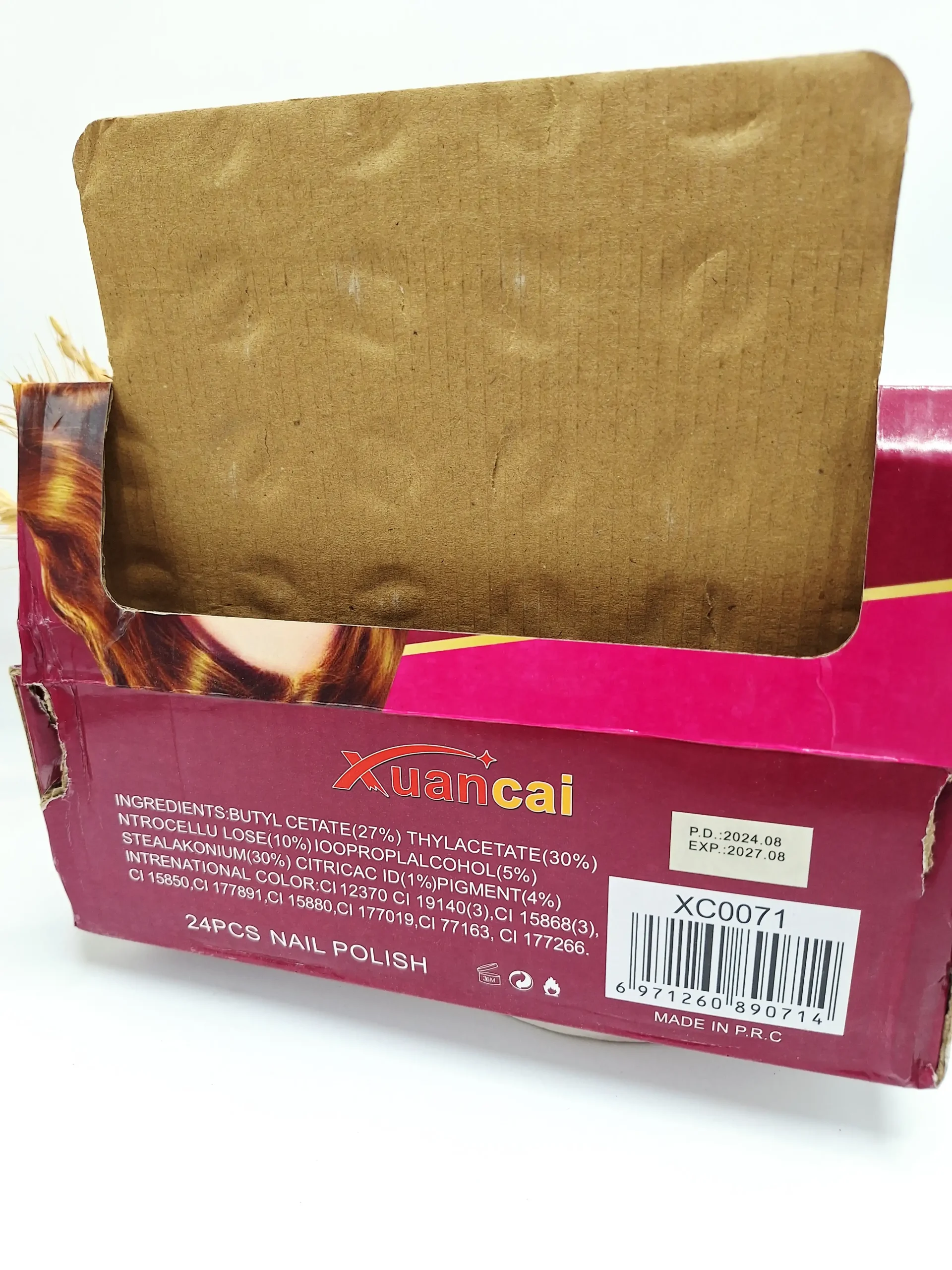 20251126073600835-thumbnail لاک قرمز برند Xuanca کد 0714 - تصویر 1