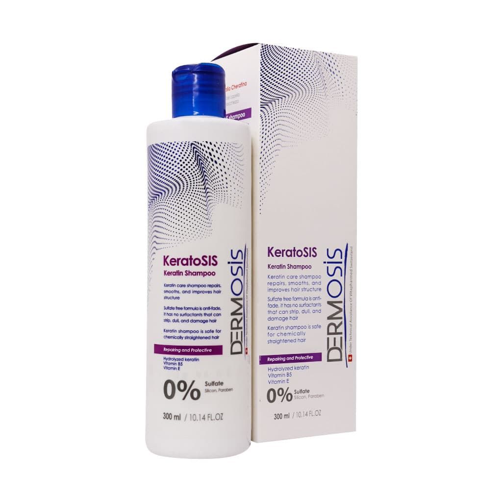 5097679e-e9fd-4a18-a266-d14ac9ec9843 شامپو کراتین درموسیس مناسب موهای آسیب دیده 300 میلی لیتر - تصویر 1