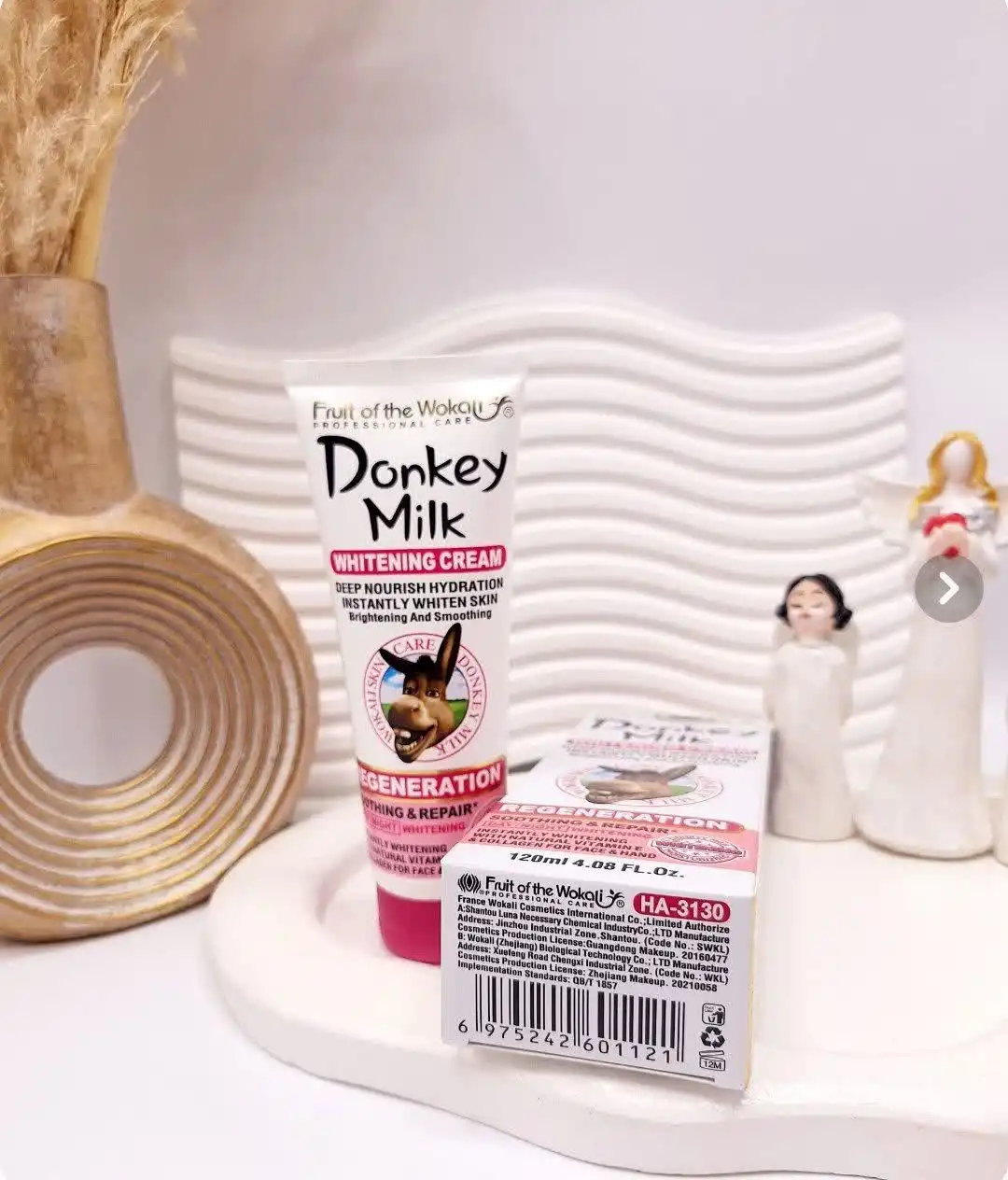 20251102003119475-thumbnail کرم سفید کننده شیر الاغ برند وکالی کد 3130 (کارتن صورتی) - تصویر 1