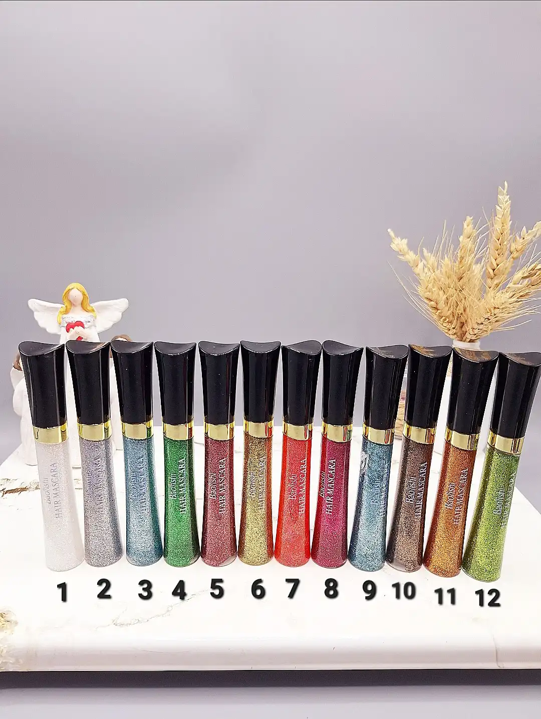 20250731060302780-thumbnail ریمل رنگی گلیتر دار برای چشم و موی سر BAOLISHI - تصویر 1