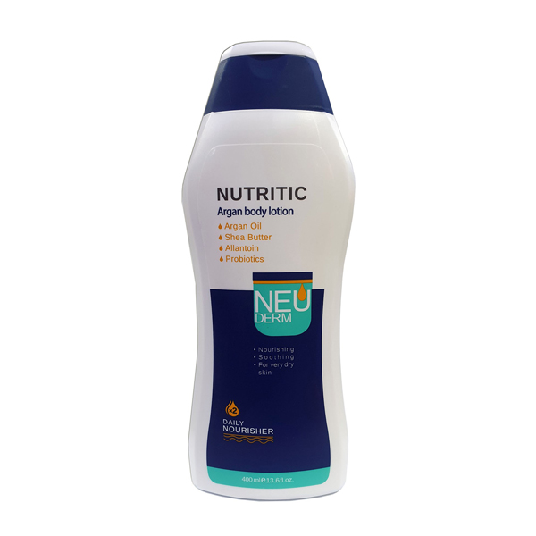 پوست-خشک لوسیون بدن نوتریتیک آرگان پوست خیلی خشک نئودرم|Neuderm argan body lotion for very dry skin - تصویر 1