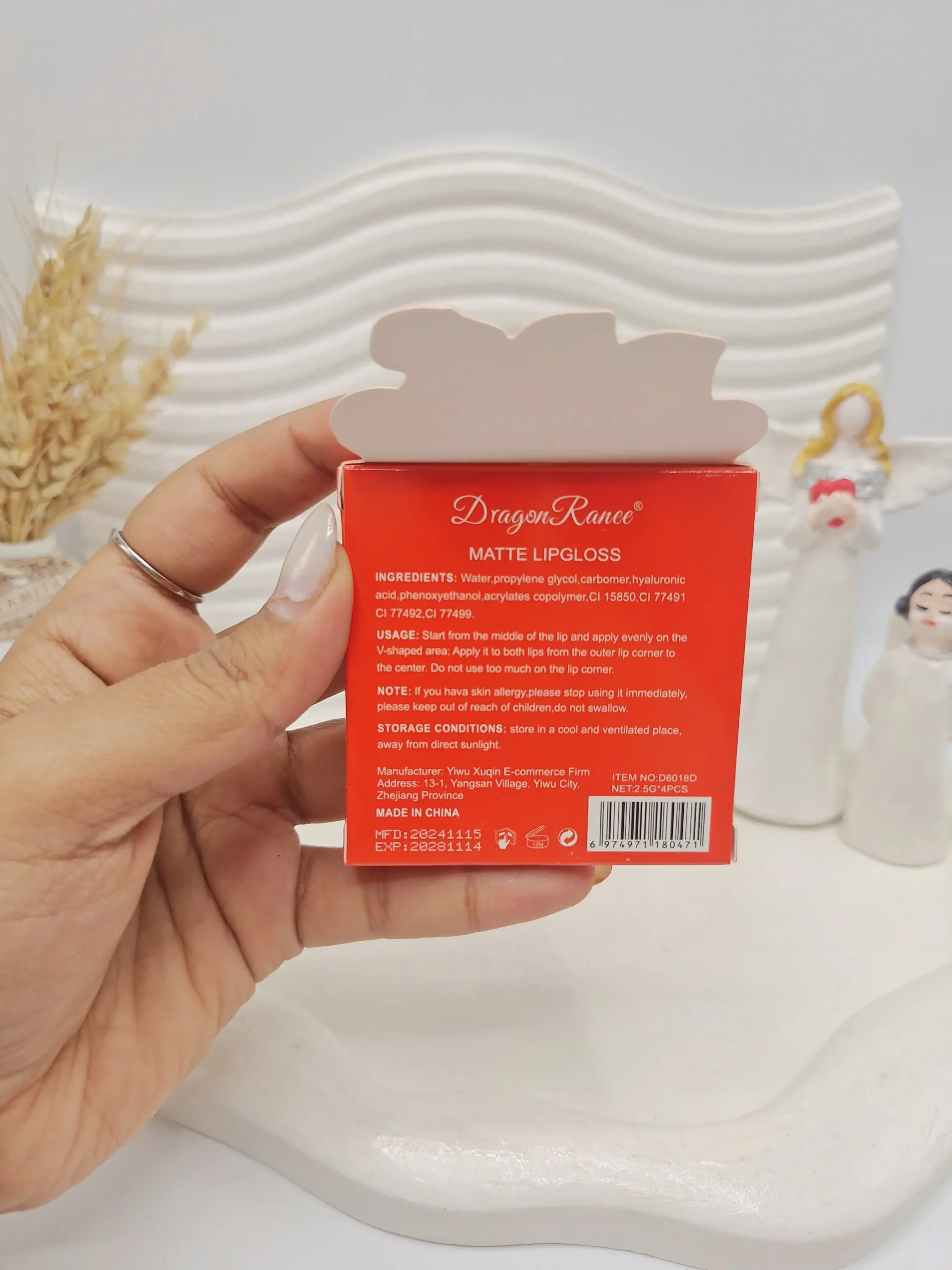 20251204224926682-thumbnail پک رژ لب 4 عددی آلبالویی دراگون رانی - تصویر 1