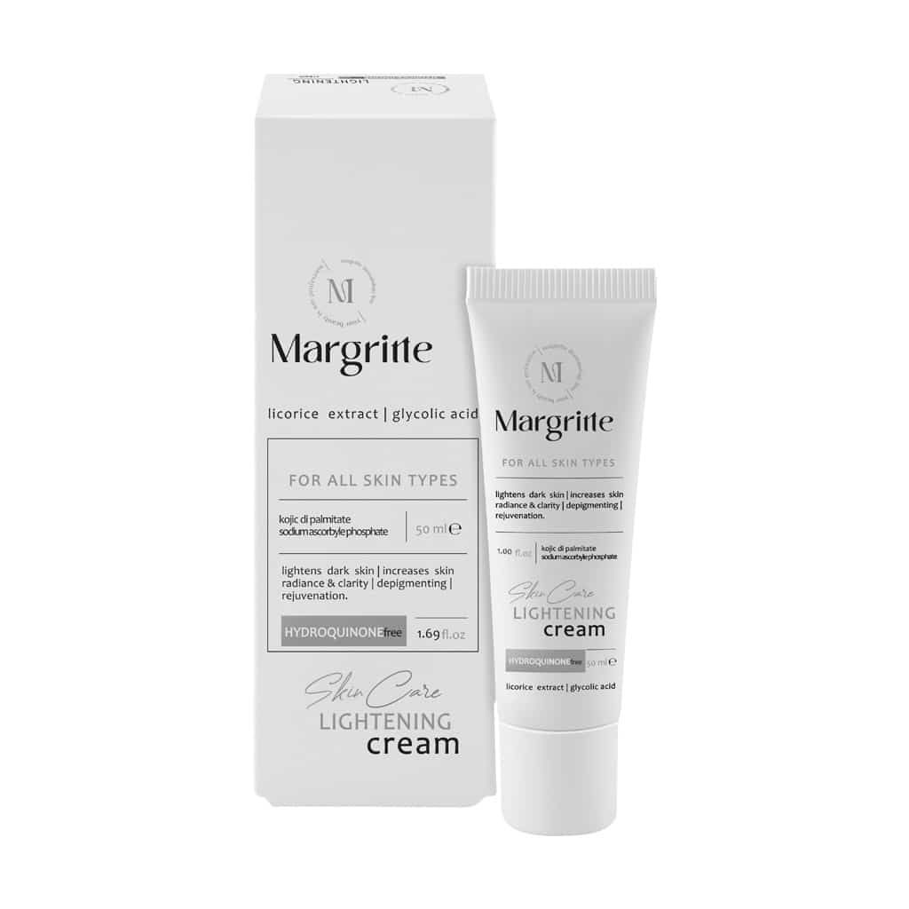 58b7ef4c-e928-442c-88b6-c164c189fa78 کرم روشن کننده و ضد لک حجم 50 میلی لیتر Lightening Cream مارگریت - تصویر 1