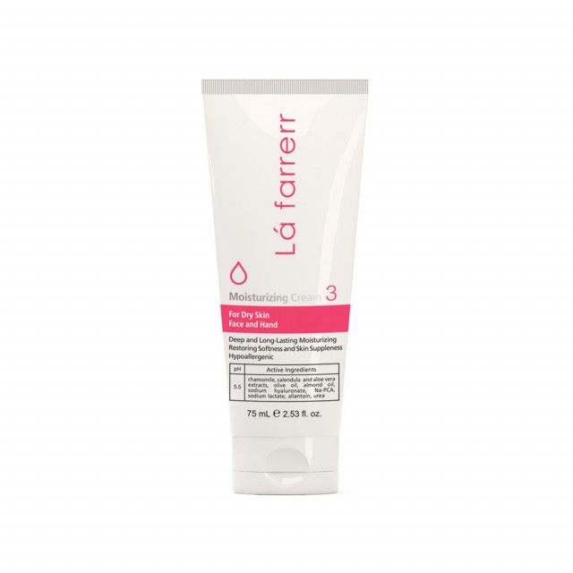 801d3cb104396bee6cde0bb64b56f402-single کرم مرطوب کننده دست و صورت لافارر کد 3 مناسب پوست های خشک حجم 75 میلی لیتر - تصویر 1