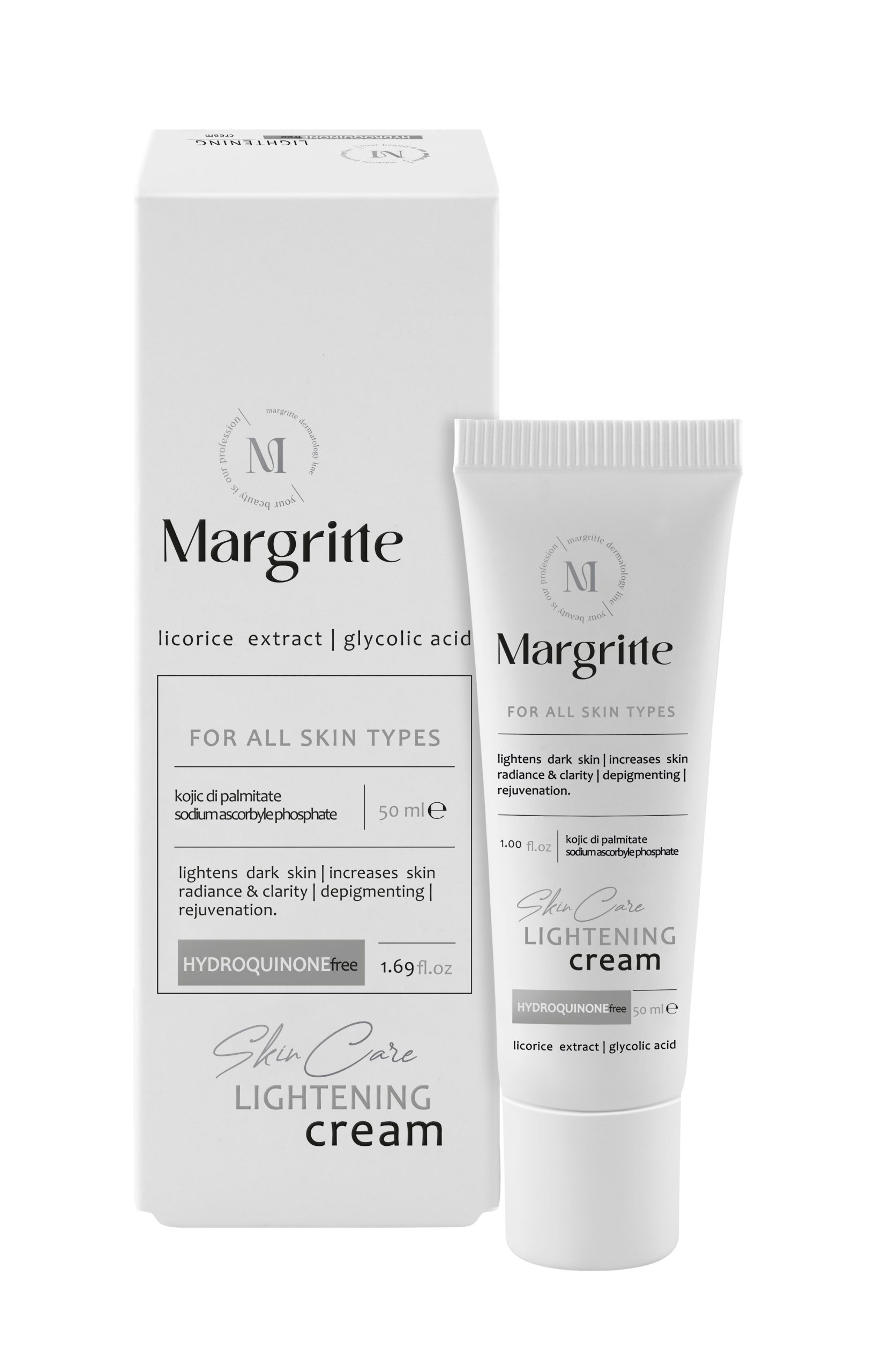 02926ae3-bb6c-440d-8204-4bf16ed9347e کرم روشن کننده و ضد لک دست حجم 50 میلی لیتر SPF15 مارگریت - تصویر 1